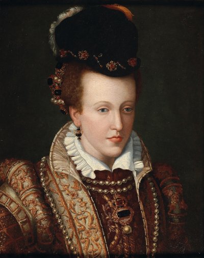 トスカーナ大公妃ジョアンナ・オブ・オーストリア（1547-1578）の肖像、1570年頃。 作： Giovanni Maria Butteri