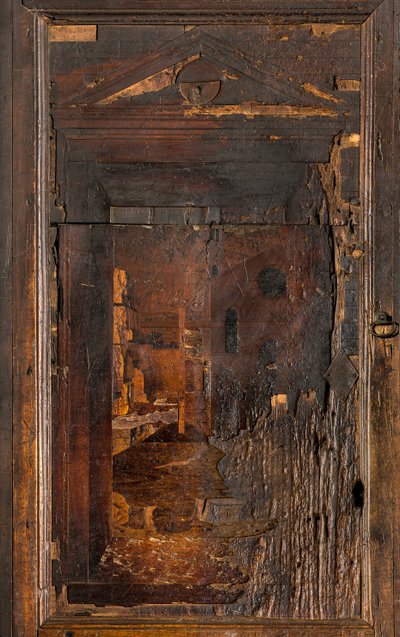1484年にジョヴァンニ・マリア・プラティナによって象嵌されたリグナイの正典的聖歌隊、スーペリア・ストール 作： Giovanni Maria Platina