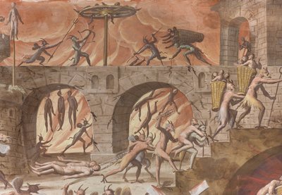 地獄 作： Giovanni Mauro della (c.1575 1640) Rovere