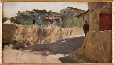 トスカーナの風景 作： Giovanni Muzzioli