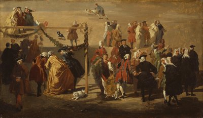 ナヴォーナ広場のフェスティバル 作： Giovanni Paolo Panini