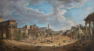 ジョバンニ・パオロ・パンニーニ・フォーラム in Rom 作： Giovanni Paolo Panini