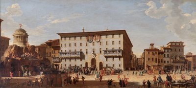 Um Festival na Escadaria Espanhola, Roma 作： Giovanni Paolo Pannini