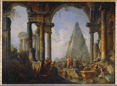  作： Giovanni Paolo Pannini or Panini