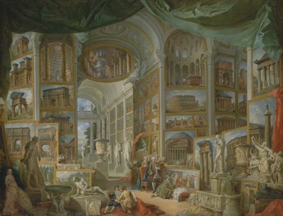 古代ローマ、1757年。 作： Giovanni Paolo Pannini