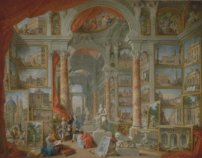 現代のローマ 作： Giovanni Paolo Pannini