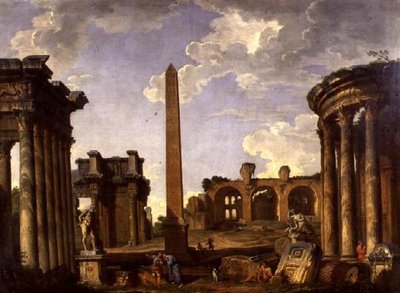 ローマのカプリッチョ 作： Giovanni Paolo Pannini