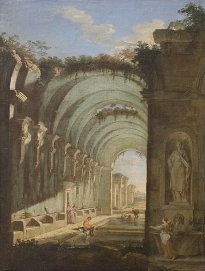 テルマエのある遺跡 作： Giovanni Paolo Pannini