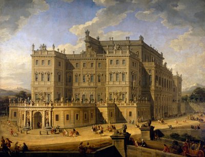 リボリ城の眺め 作： Giovanni Paolo Pannini