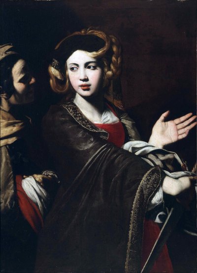 ホロフェルネスの首を持つユディット」 リッカ・ジョヴァンニ（1603-1656）。油彩・カンヴァス、サイズ：103x76、1637-1640年頃、サレルノのMuseo Diocesano 作： Giovanni Ricca