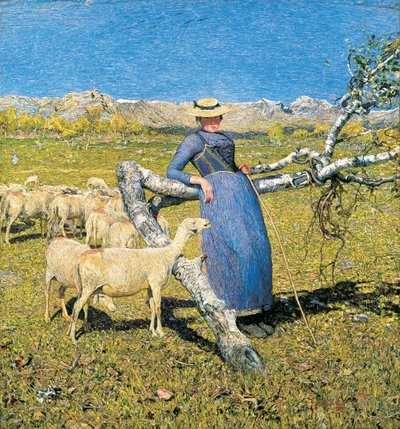 アルプスの午後 作： Giovanni Segantini