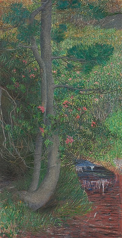 松の木。 1897年頃 作： Giovanni Segantini