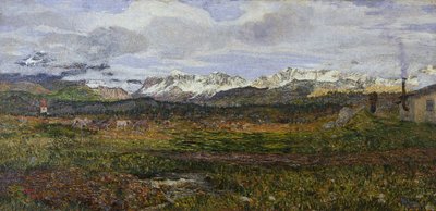 マロハの風景、あるいは故郷への回帰 作： Giovanni Segantini