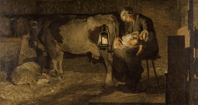 Le due madri二人の母親、1889年。 作： Giovanni Segantini