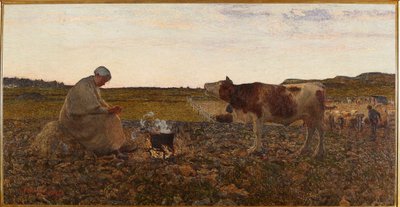 ザ・サッド・アワー（絵画 作： Giovanni Segantini