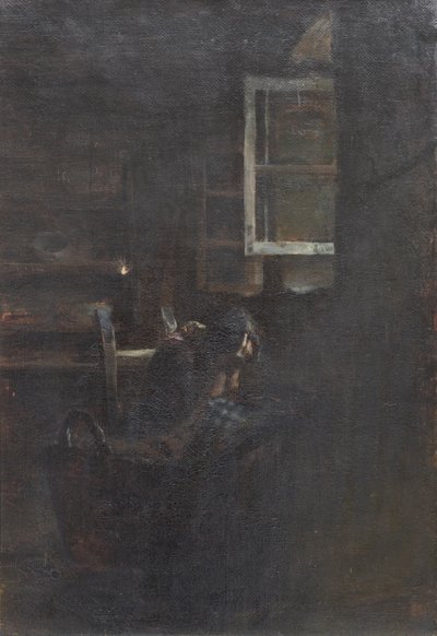 空のゆりかご 作： Giovanni Segantini