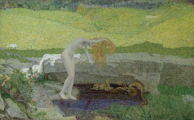 バニティ悪の源 作： Giovanni Segantini