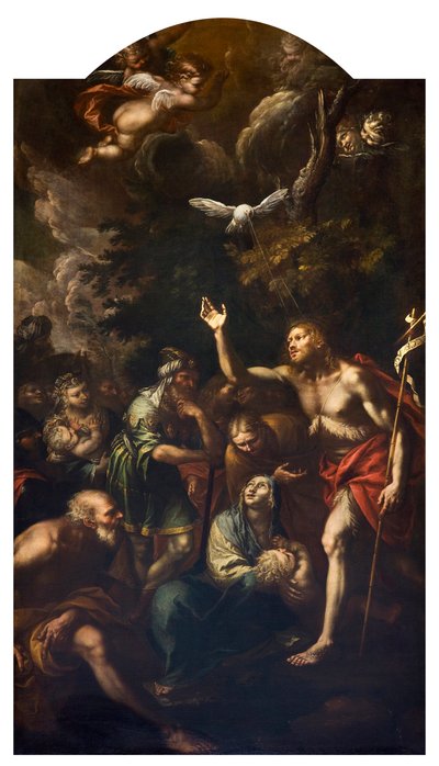 洗礼者ヨハネの予言 ジョヴァンニ・ステファノ・ドネーダ・ディット・イル・モンタルト（1611-1689）作 1666年 個人蔵 作： Giovanni Stefano (1608 89) Danedi