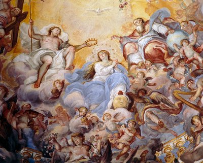 聖母の戴冠式、1725 作： Giovanni Tuccari