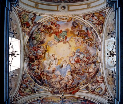 聖母の戴冠式、1725 作： Giovanni Tuccari