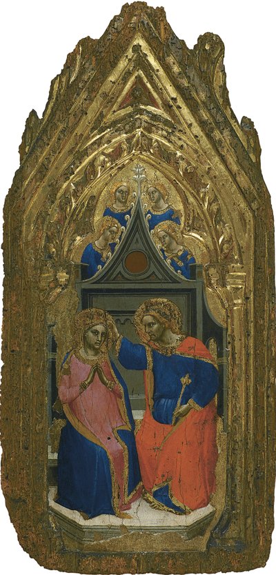 4人の天使の聖母の戴冠式 作： Giovanni da Bologna