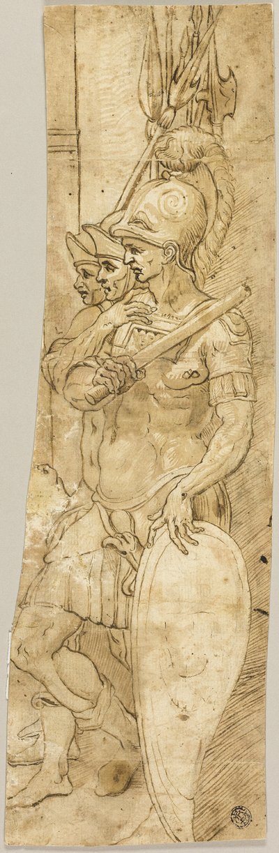 三人のローマ兵 作： Giovanni da Bologna
