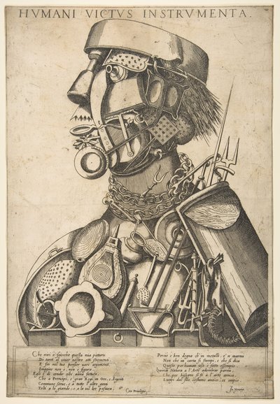 人間を養う道具 Humani Victus Instrumenta: Cooking, after 1569. 作： Giovanni da Monte Cremasco