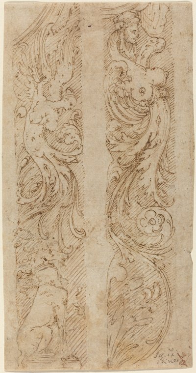 壁パネルのグロテスクな装飾 作： Giovanni da Udine