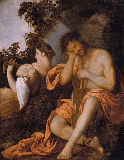 ミュージシャン、c。 1520。 作： Giovanni de Busi Cariani