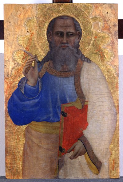 伝道者のジョン、1365年頃（ポプラの木のテンペラ） 作： Giovanni del Biondo dal Casentino