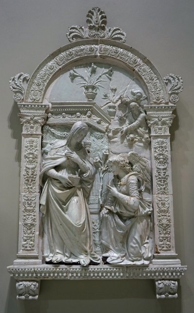 受胎告知 作： Giovanni della Robbia