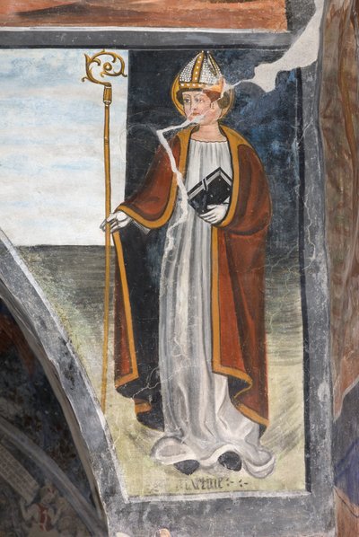 トゥールの聖マルタン、ローマの司教、軍人 作： Giovanni di Cherasco Botoneri