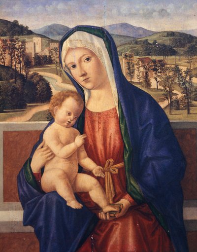 マドンナとチャイルド (絵画) 作： Giovanni di Niccolo Mansueti