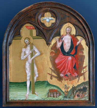 苦しみと勝利のキリスト 作： Giovanni di Paolo