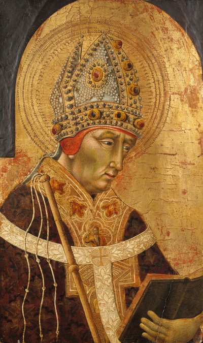 セントアンブローズ、1465-70。 作： Giovanni di Paolo