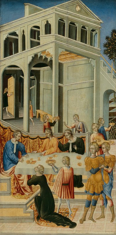 ヘロデに洗礼者ヨハネの首を求めるサロメ 作： Giovanni di Paolo