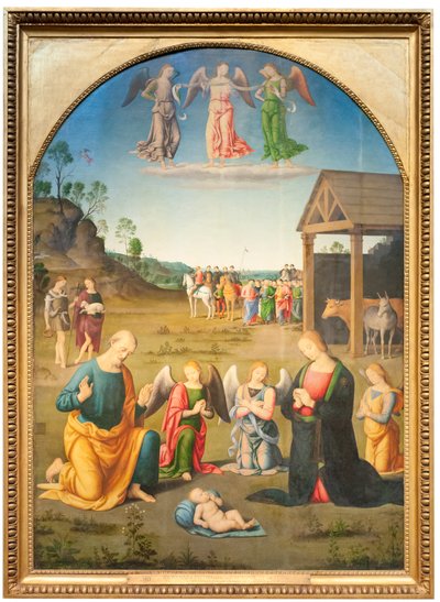 賢者の礼拝（木に油彩） 作： Giovanni di Pietro (c.1450 1529)