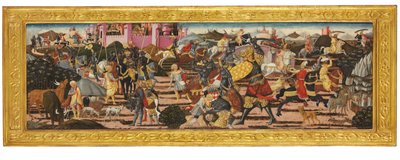 カッソーネの正面からのゴリアテの殺害 作： Giovanni di Ser Giovanni Scheggia