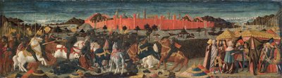 カッソーネの正面から見たCoriolanusの物語 作： Giovanni di Ser Giovanni Scheggia