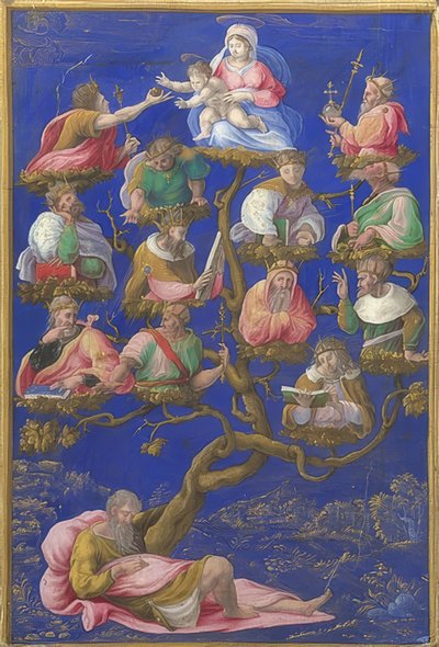 ジェシーの木。 1535年頃 作： Girolamo Genga