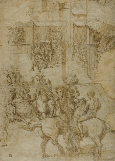 神話のページェント、1528-29 作： Girolamo Genga