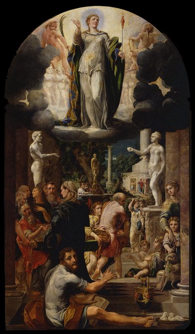 聖母の無原罪懐胎、1539 作： Girolamo Mazzola Bedoli