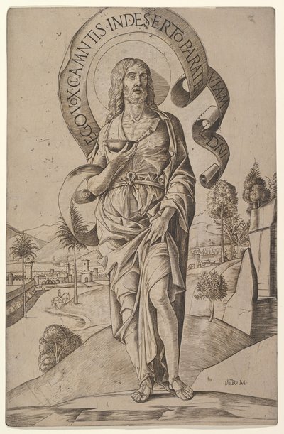 洗礼者聖ヨハネ、1500年から1506年。 作： Girolamo Mocetto