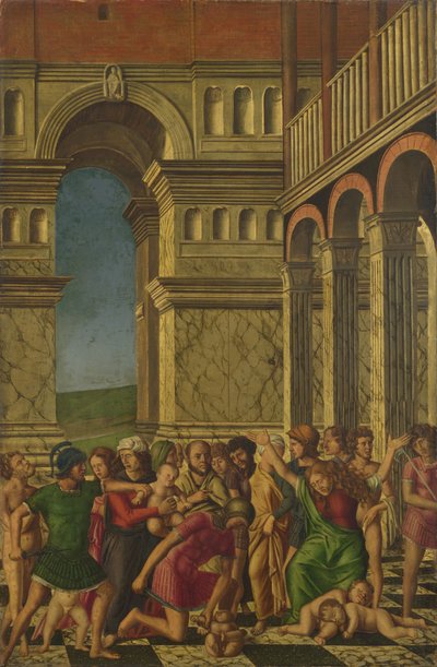 イノセントの虐殺、1510年から1520年頃 作： Girolamo Mocetto