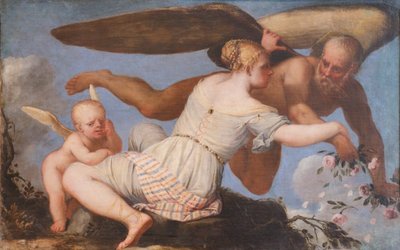 Allegory of time running away, c. 1755-1759 (oil on canvas)   1459507   ja       japanese Successfully Translated  Original: Memorial to Humphry Primat, Nathaniel and Ann Primat from Hampton Church Translat: Memorial to Humphry Primat, Nathaniel and Ann Pr 作： Girolamo Pellegrini