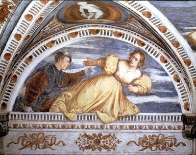 タルクインとルクレティア ベゼル 作： Girolamo Romanino
