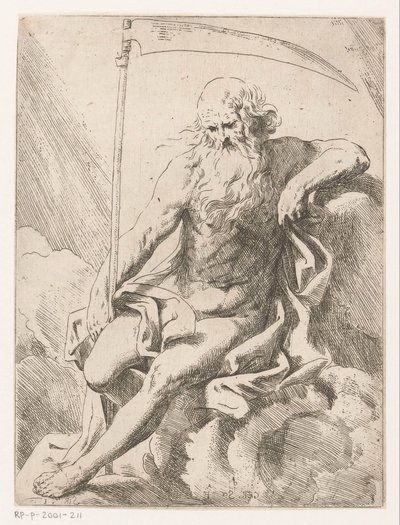 鎌を持つ土星 作： Girolamo Scarselli