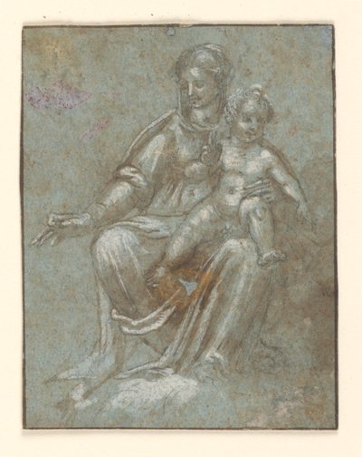 聖母子 作： Girolamo Siciolante