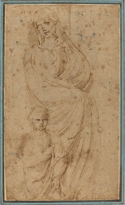 2 つの図 作： Girolamo da Carpi