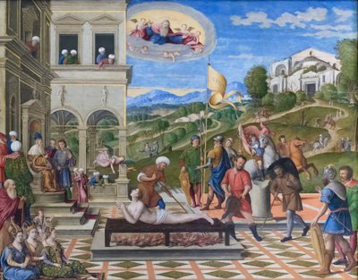 聖ローレンスの殉教 作： Girolamo da Santacroce